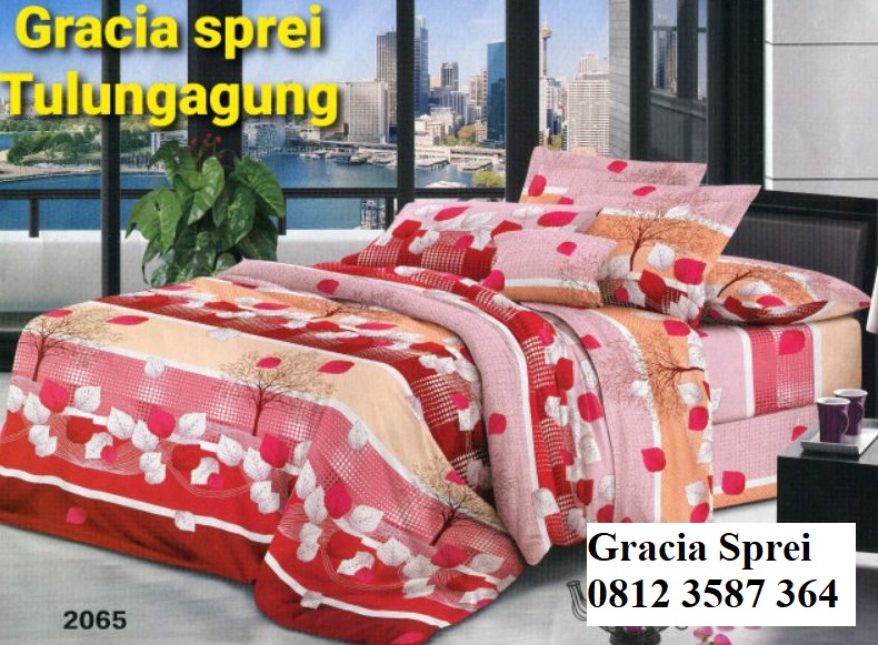 <p>Sprei Disperse Pink dengan kode 2065 sprei home